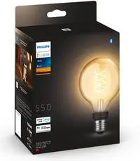 Bec inteligent Philips - Hue Filament, 7.2W, E27, G93, dimmer