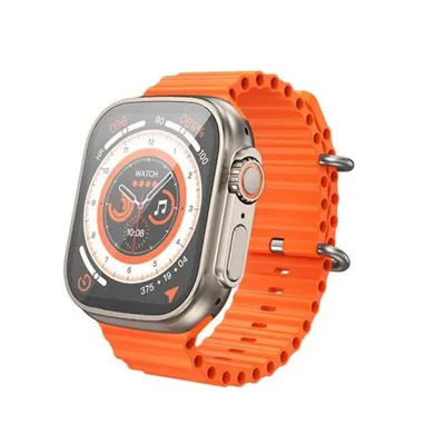 Ceas Inteligent HOCO Y12 Ultra, Memorie 128MB, 280mAh, Bluetooth 5.0, Portocaliu Engros