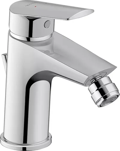 Baterie bideu Duravit DuraStyle N12400001010, marime M, cartus ceramic, monocomanda, 156 mm, ventil, Crom lucios