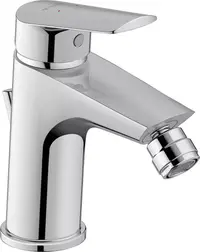 Baterie bideu Duravit DuraStyle N12400001010, marime M, cartus ceramic, monocomanda, 156 mm, ventil, Crom lucios