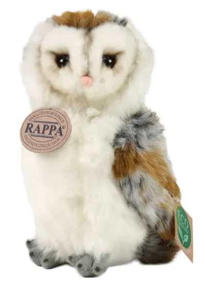 Jucărie de plus Rappa Eco Friends - O bufnita, 17 cm, colorat