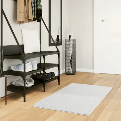vidaXL Covor „OVIEDO”, fire scurte, gri, 60x110 cm