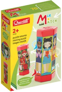 Puzzle rotativ Quercetti - Mix &amp; Match, ocupatii si copii