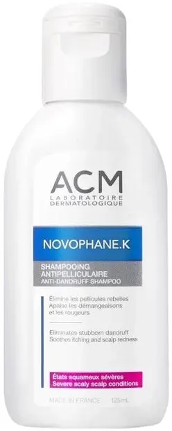 ACM Șampon medicamentos anti-mătreață Novophane K, 125 ml