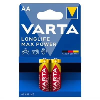 Baterii AA R6, blister 2 Buc. Varta MAX Power