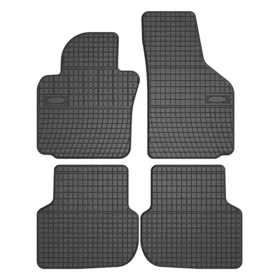 Covor podea FROGUM cauciuc, 4 buc. BASIC, fata spate, set, culoare neagra, potrivit VW JETTA IV 04.10-04.18, Saloon
