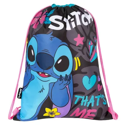 Rucsac cu snur pentru copii, St Majewski, Stitch