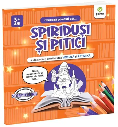 Creează povești cu... spiriduși și pitici - Paperback brosat