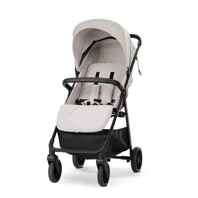 Carucior pentru copii Lorelli Zozu Beige Latte, ultrausor, pliere cu o mana, 5.8 kg, pana la 22 kg, roti cu suspensii