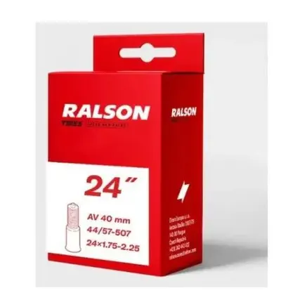 Camera roata bicicleta Ralson 24 x 1.75-2.25 valva Schrader AV40 mm, butil