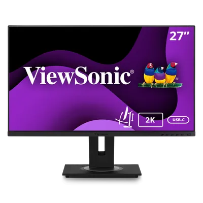 Monitor Consumer ViewSonic VG2756-2K, 27", 2560 x 1440 pixeli, Black, 3 ani Garantie