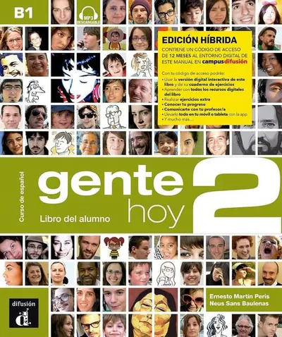 Gente Hoy 2, Edición híbrida: Libro Del Alumno + MP3 Descargable (B1) - Paperback brosat - Ernesto Martín Peris, Neus Sans Baulenas