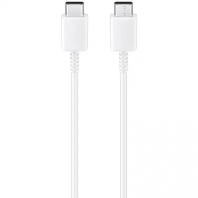 Cablu Date si Incarcare USB-C - USB-C Samsung EP-DA705, 25W, 1m, Alb EP-DA705BWEGWW