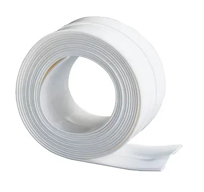 UB 2 x Banda lata 22 mm adeziva etansare pentru baie din plastic Alb 3 M