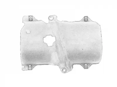 Protectie termica catalizator spate (termic) potrivit CITROEN C2, C3 I, C3 II, C3 PLURIEL, NEMO, NEMO MINIVAN, XSARA; PEUGEOT 1007, 107, 206, 206+, 207, 307, BIPPER, BIPPER TEPEE 1.4D 09.01