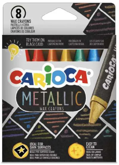 Pasteluri Carioca - Metallic, 8 culori