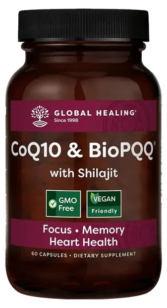 CoQ10 & BioPQQ cu Shilajit, 60 capsule, Global Healing