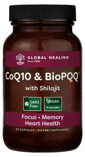 CoQ10 & BioPQQ cu Shilajit, 60 capsule, Global Healing