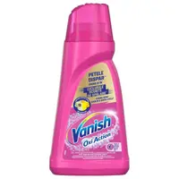 Solutie Gel pentru Indepartarea Petelor de pe Haine Vanish Pink, 1 l