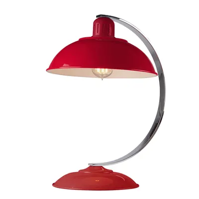 Veioza Franklin 1 Light Desk Lamp – Red