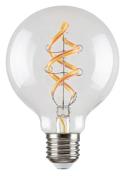 Bec cu LED Rabalux - E27, 4W, G95, 2700K, filament
