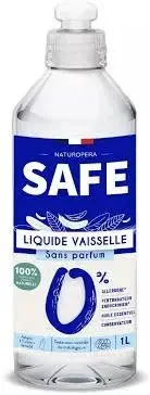 Detergent pentru vase, fara parfum, fara alergeni, eco-bio, 1000 ml, Safe
