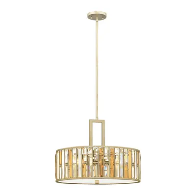 Lampa suspendata Gemma 3 Light Pendant – Silver Leaf