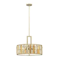 Lampa suspendata Gemma 3 Light Pendant – Silver Leaf