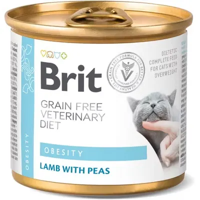 Brit Grain Free Veterinary Diets Cat Obesity, 200 g