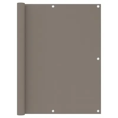 Gossi paravan de balcon, gri taupe, 120x300 cm, tesatura oxford