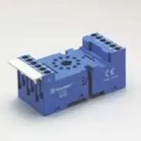 Socluri pentru relee din seria 60/88 - Clema de reținere metalica, pentru releele 60.13, 88.02 - Soclu cu terminale de conexiune cu șurub (tip menghina) și mod de montare pe panou sau șina 35 mm