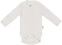 Body cu mânecă lungă Bio Baby - bumbac organic, 68 cm, 4-6 luni