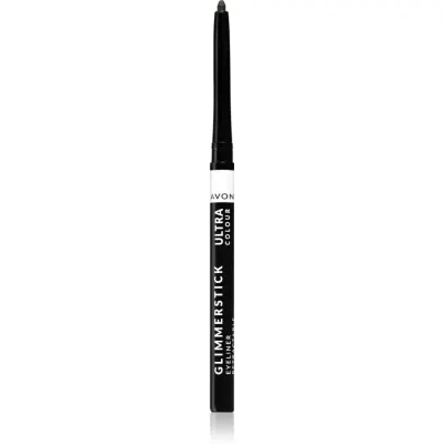 Avon Glimmerstick Diamond creion de ochi cu trasare precisă cu vitamina E culoare Black Bioux 0.35 g