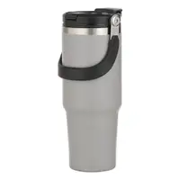 Sticlă gri de călătorie din oțel inoxidabil 1 l Eco – Ladelle