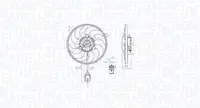 Ventilator radiator potrivit OPEL ASTRA G, ASTRA G CLASSIC, ASTRA G KOMBI, ASTRA H, ZAFIRA A, ZAFIRA B 1.2-2.2D 02.98-04.15