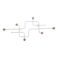 Cuier de perete alb din metal 60,5 cm Metro – PT LIVING