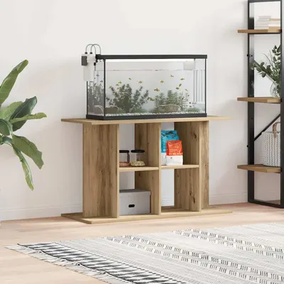 vidaXL Suport pentru acvariu, stejar artizanal, 100x40x60 cm, lemn stratificat