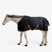 Pătură impermeabilă exterior Allweather 0g 600D Negru Cal și ponei