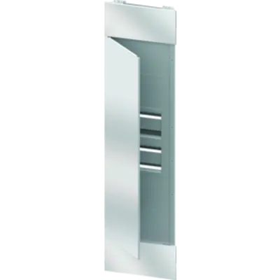 Tablou modular DOMO CENTER - Kit frontal - Usa oglinda- 2 ENCLOSURES 40 MODULES - H.2700 - WHITE METAL RAL 9003