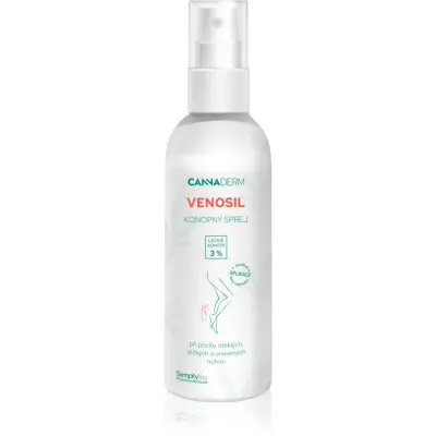 Cannaderm Venosil cannabis spray deodorant pentru picioare cu conținut de cânepă activă 150 ml