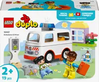 Constructor LEGO Duplo - Ambulanță și șofer (10447)
