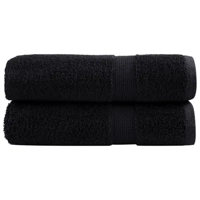 Gossi prosoape de maini premium solund 2 buc. negru 50x100 cm 600 gsm