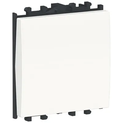 Intrerupator simplu 2 module Schneider Easy Styl LMR0200001, alb
