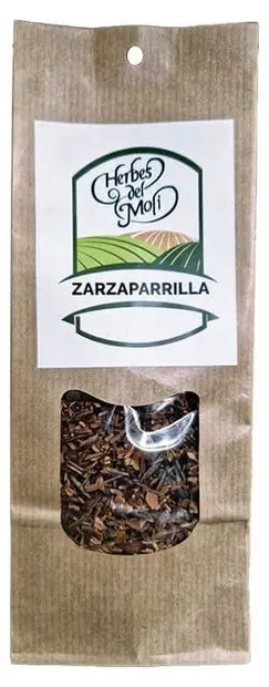 Sarsaparilă bio, rădăcină, 75 g, Herbes del Moli