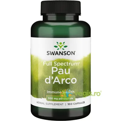 Pau D'Arco Full Spectrum 500mg 100cps