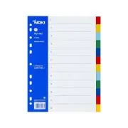 Separator plastic Noki 59126, A4, set 12 culori