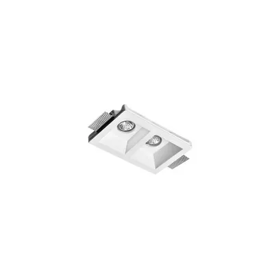 Spot din ipsos TOBIA Alb Gypsum Adjustable Brackets GU10 2x35W IP20 Fara bec