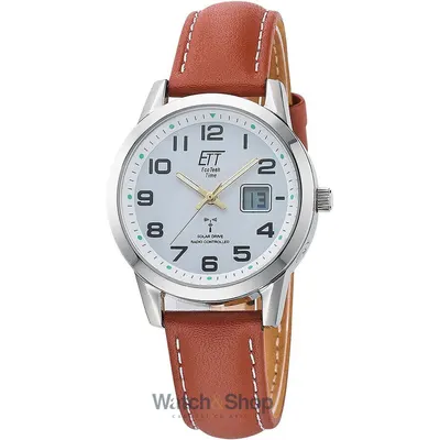 Ceas ETT Eco Tech Time ETT ELS-11616-61L Gobi Solar Radio Controlled Ladies Watch 34mm 5ATM