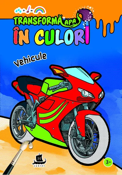Transformă apa în culori. Vehicule