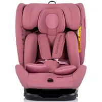 Scaun auto pentru copii Chipolino Techno iGrow Powder Pink, I-Size, 40-150 cm, cu sistem Isofix si sezut rotativ